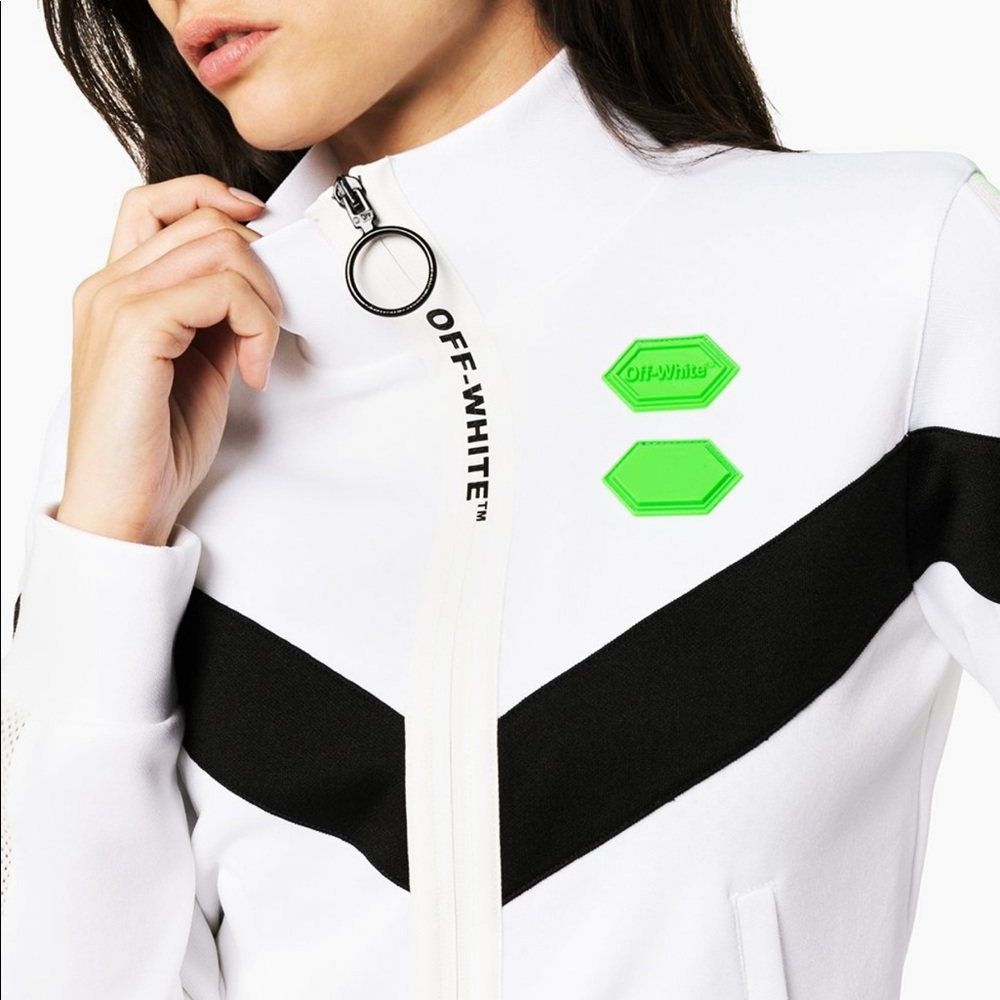 🔫OFF WHITE LOGO TRACK JACKET 🔫 (sold out online)